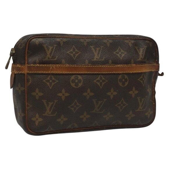 LOUIS VUITTON Monogram Compiegne 23 Clutch Bag - Picture 1 of 16